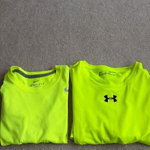 NWOT men’s size small t shirts. Nike and under armor
